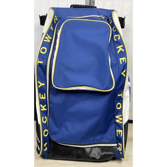 GRIT HTSE 32" Hockey Tower Wheeled Equipment Bag Black Pockets Zipper Storage - Picture 1 of 16